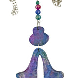 Moroccan Drop Necklace Water Lilies