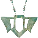 Goddess Shield Necklace Morning Swim
