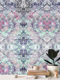 Spring Blossom Mint & Pink Wallpaper