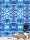 Repeat Pattern Wallpaper Mediterranean Blue