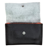 Vermont Brown & White Leather Purse Small