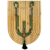 Aventurine, Indian Agate & Rose Quartz Mala Beaded Necklace