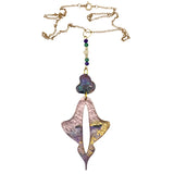 Moroccan Drop Necklace Mediterranean Sunrise