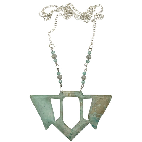 Goddess Shield Necklace Morning Swim