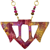 Goddess Shield Necklace Porlock Sunset