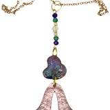 Moroccan Drop Necklace Mediterranean Sunrise