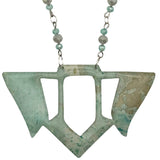 Goddess Shield Necklace Morning Swim