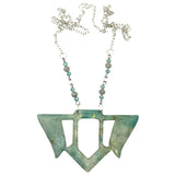 Goddess Shield Necklace Morning Swim