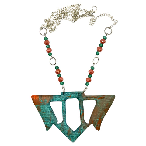 Goddess Shield Necklace Pool Party