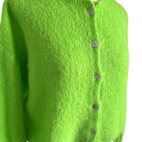 Button Front Mohair Cardigan