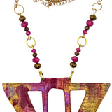 Goddess Shield Necklace Porlock Sunset